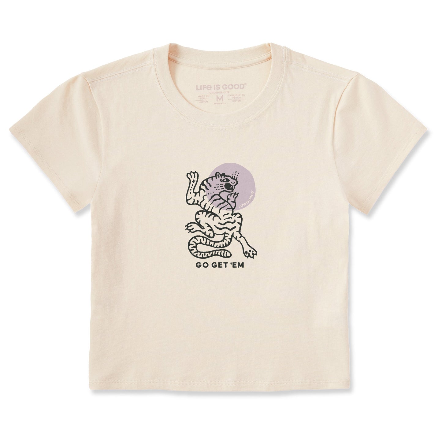 Women's Go Get Em Tiger Crusher-LITE Shrunken Tee