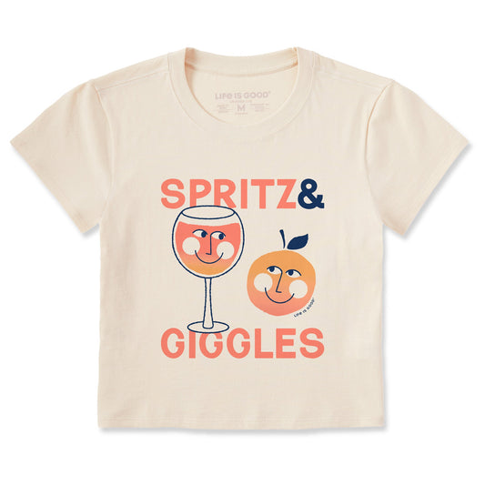 Women's Aperol Spritz and Giggles Crusher-LITE Shrunken Tee