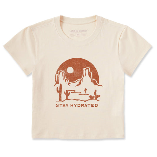 Women's Stay Hydrated in the Desert Crusher-LITE Shrunken Tee