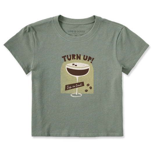 Women's Turn Up Espresso Martini Crusher-LITE Shrunken Tee