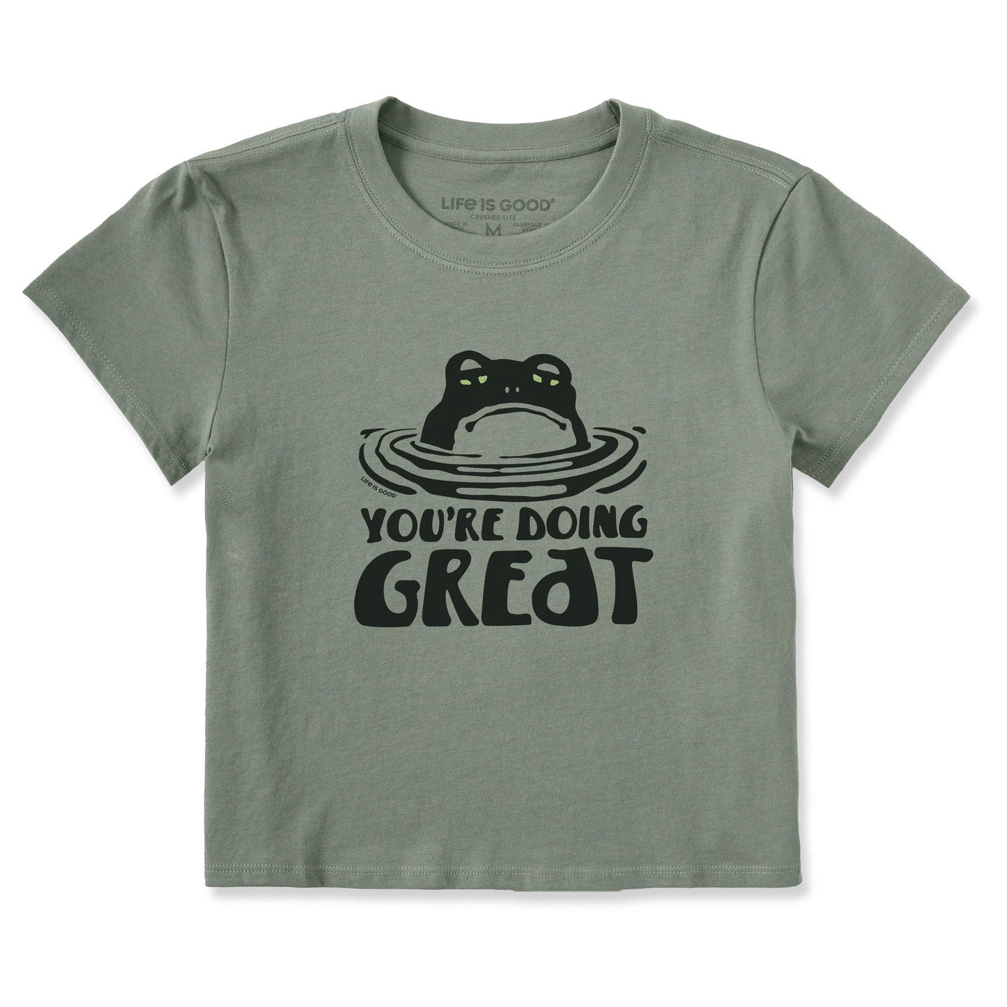 Women's You're Doing Great Frog Crusher-LITE Shrunken Tee