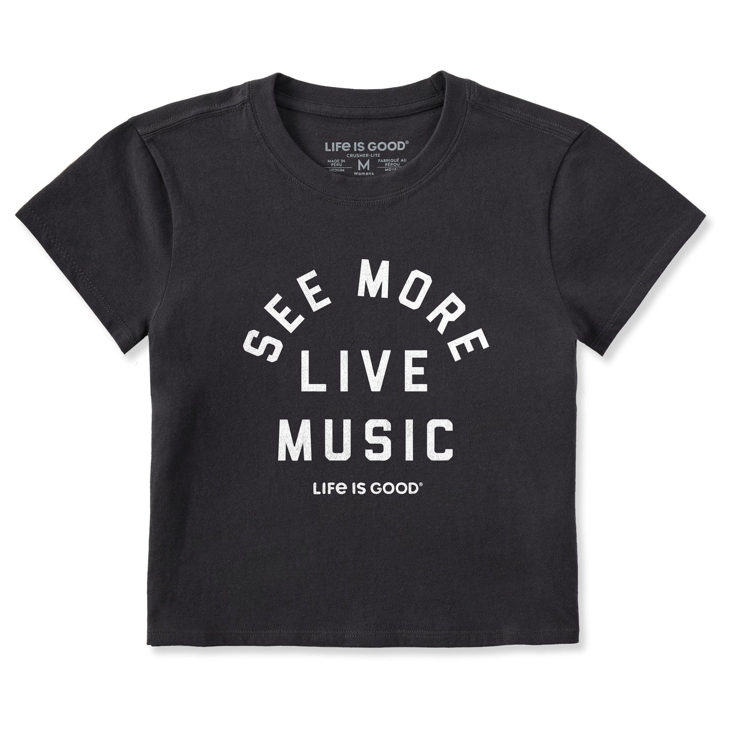 Women's See More Live Music Crusher-LITE Shrunken Tee