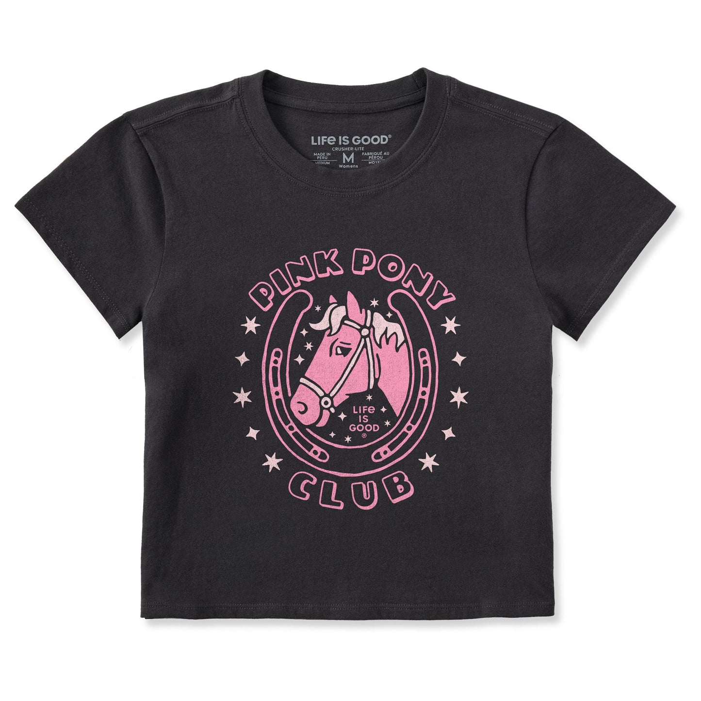 Women's Pink Pony Club Crusher-LITE Shrunken Tee