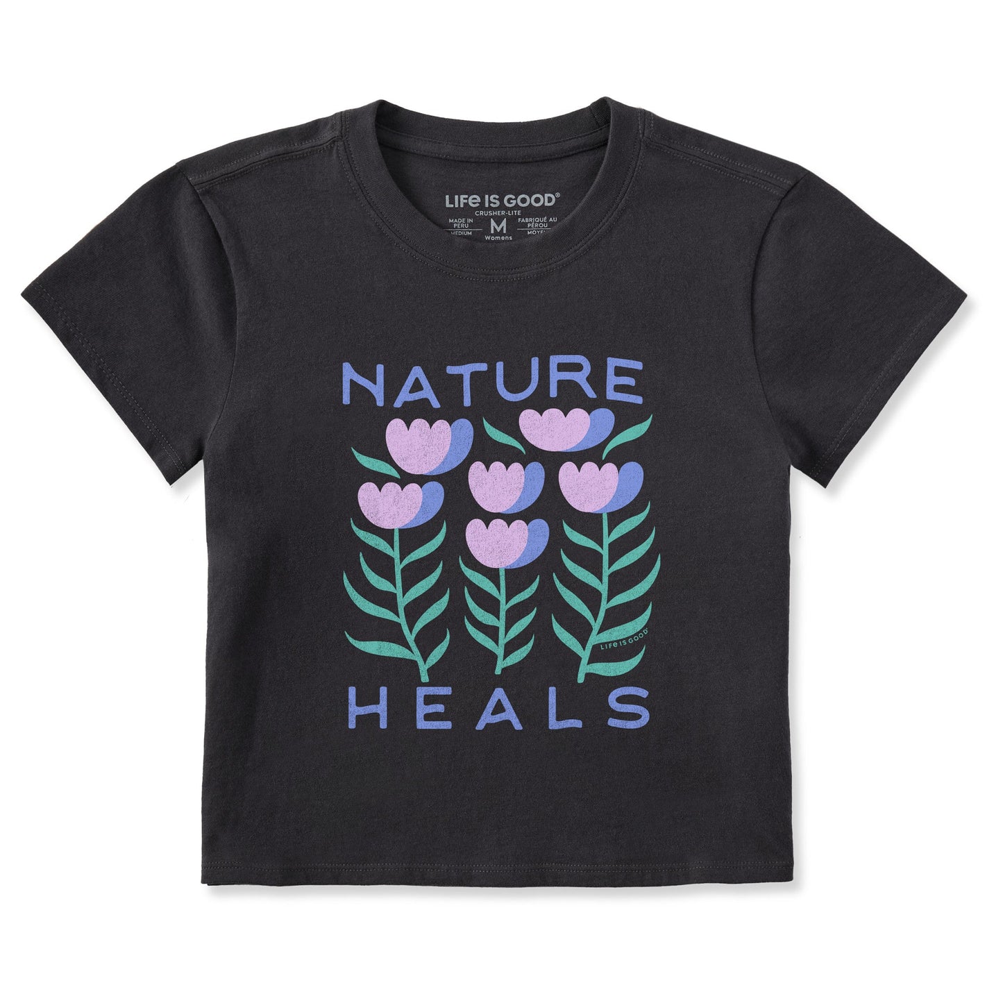 Women's Nature Heals Flowers Crusher-LITE Shrunken Tee