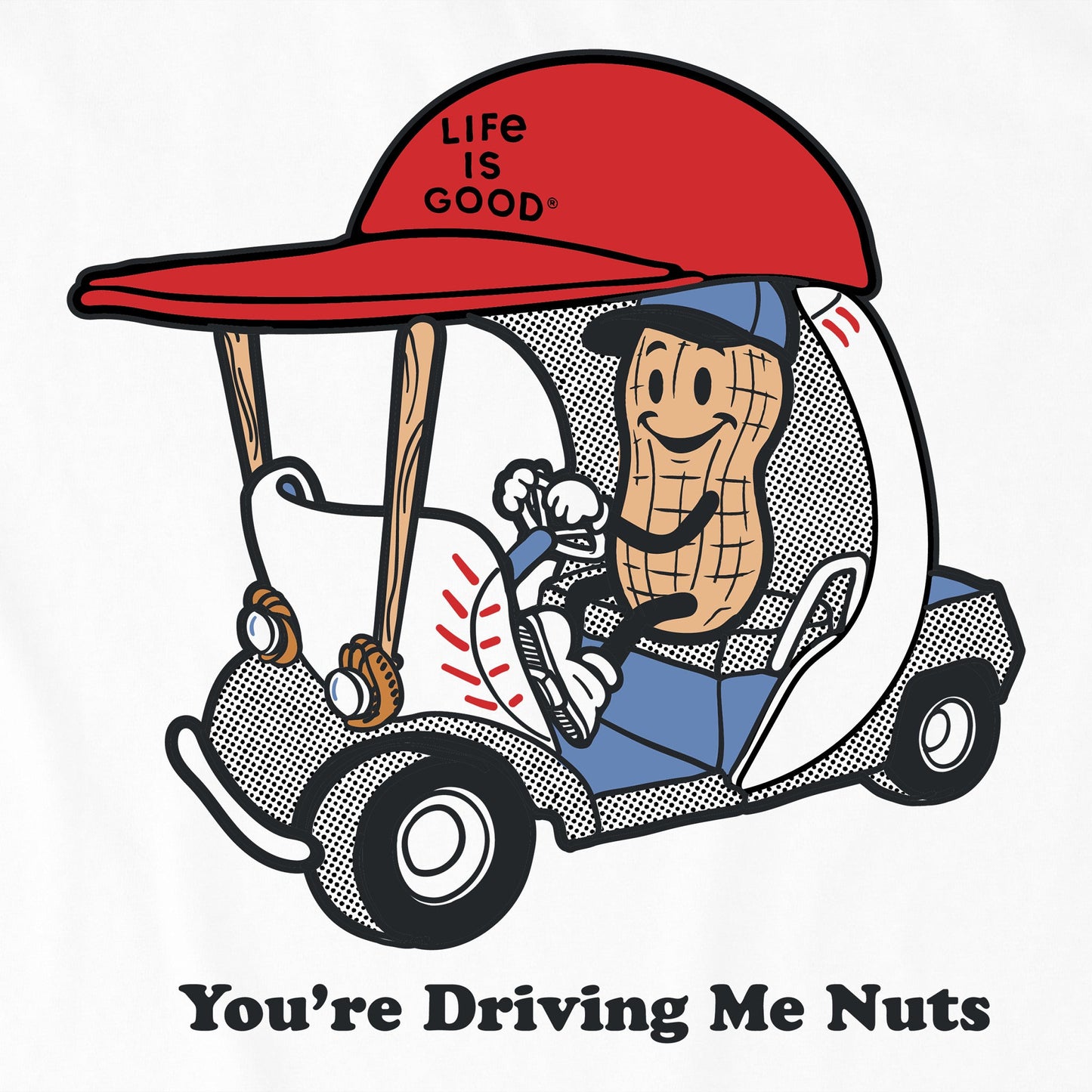 Kids You're Driving Me Nuts Short Sleeve Crusher Tee