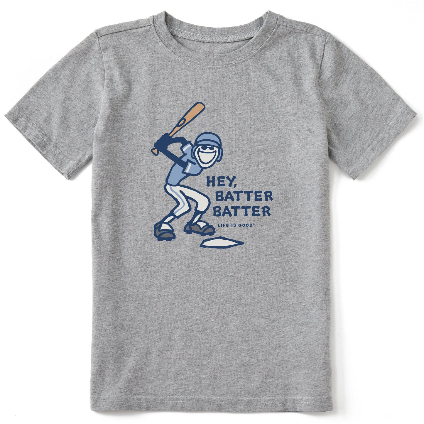 Kids Hey Batter Batter Short Sleeve Crusher Tee