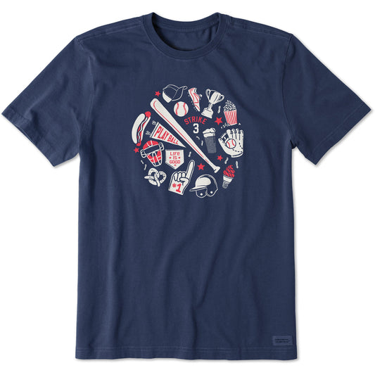 Men's Baseball Medley Short Sleeve Tee