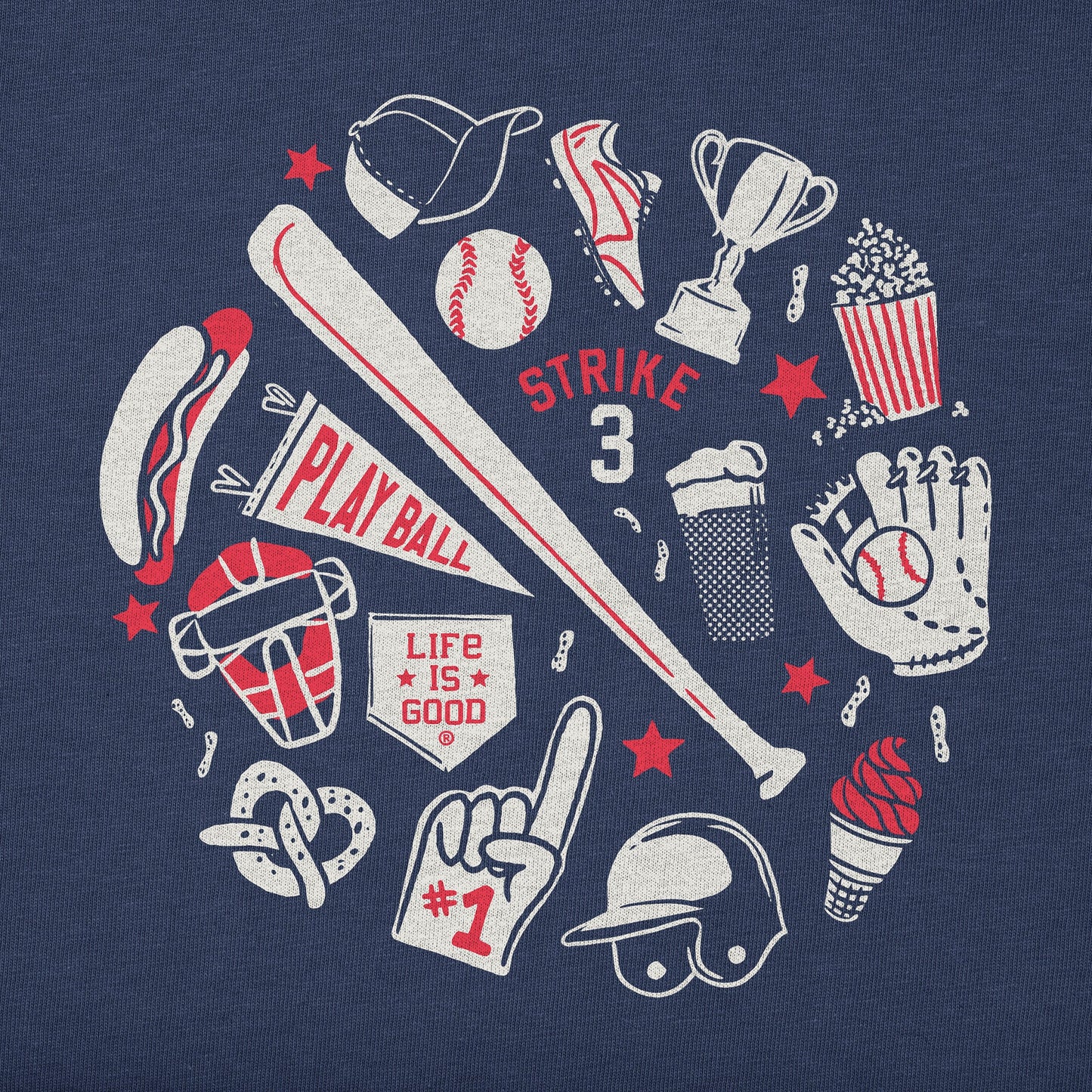 Men's Baseball Medley Short Sleeve Tee