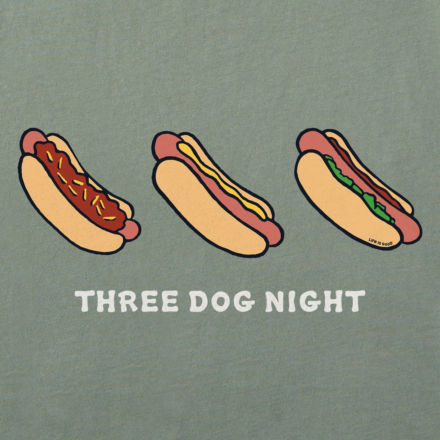 Men's Three Dog Night Short Sleeve Tee