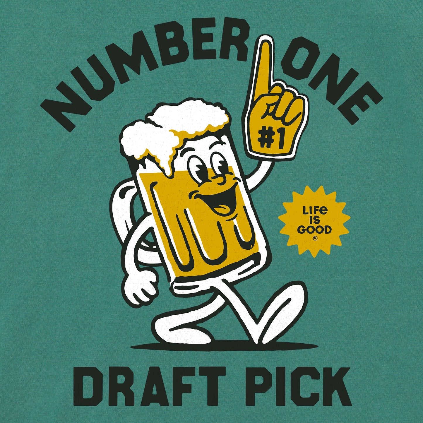 Men's Number One Draft Pick Short Sleeve Crusher Tee