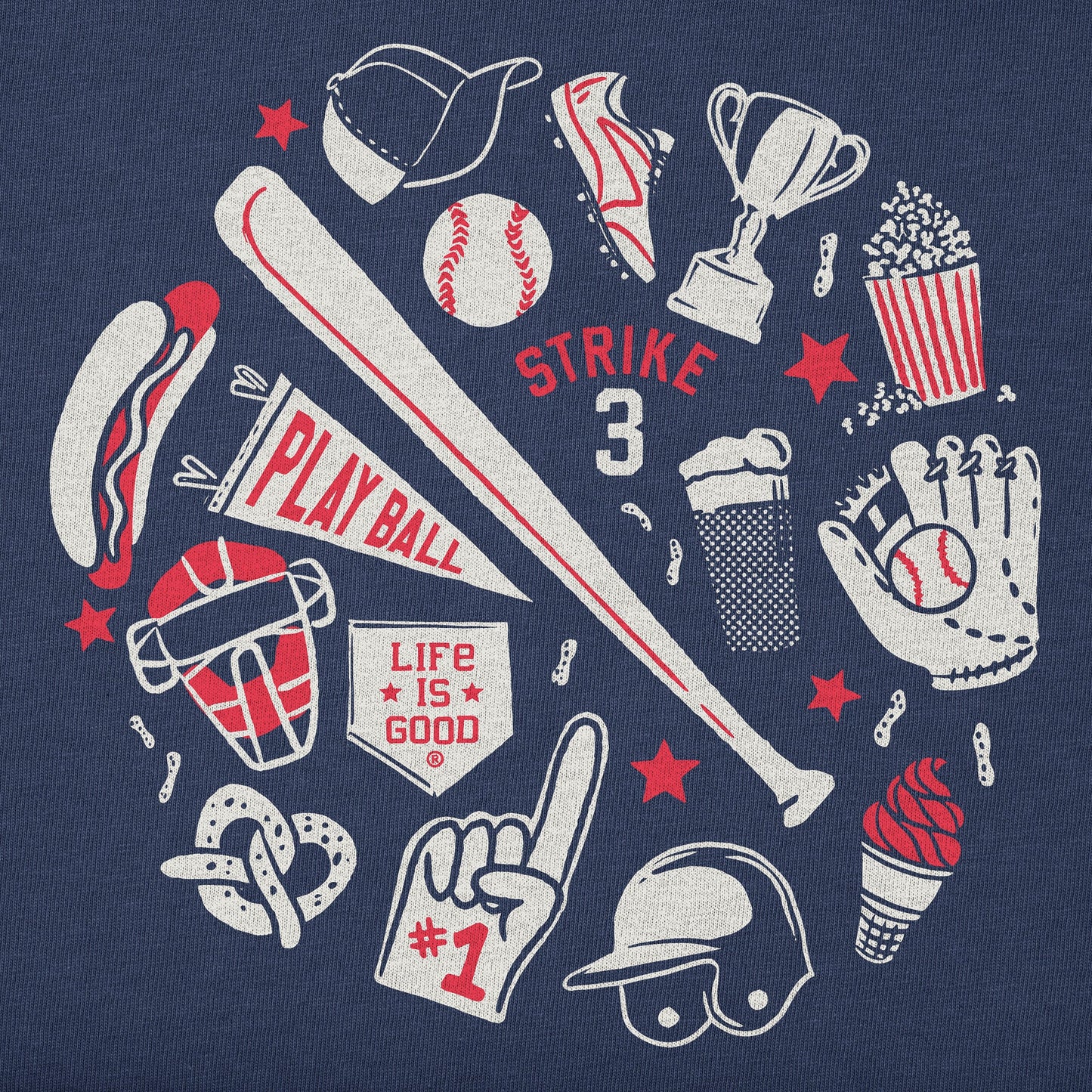 Men's Baseball Medley Short Sleeve Tee