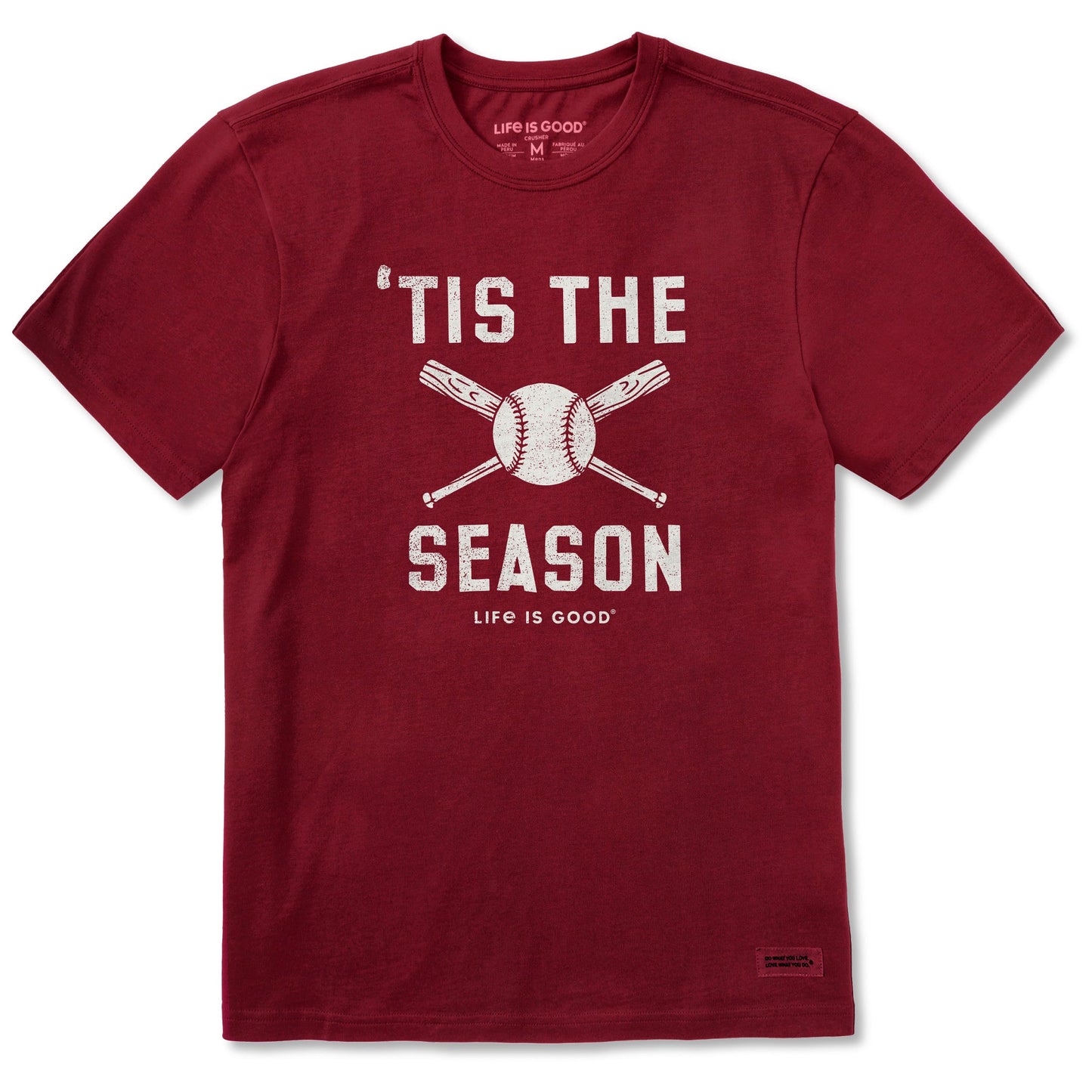 Men's 'Tis the Season Baseball Bats Short Sleeve Crusher Tee