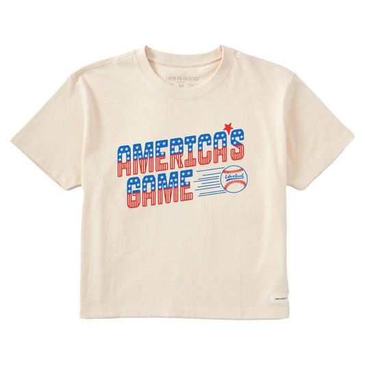 Women's America's Game Short Sleeve Crusher Boxy Tee