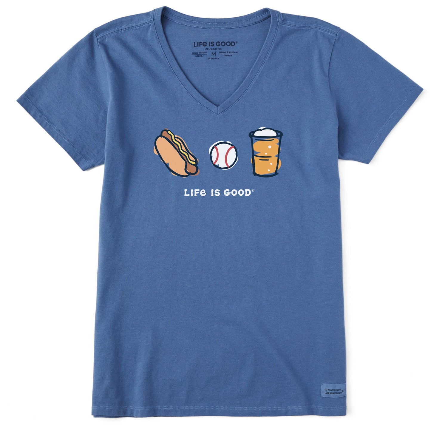Women's Baseball Trio Short Sleeve Vee