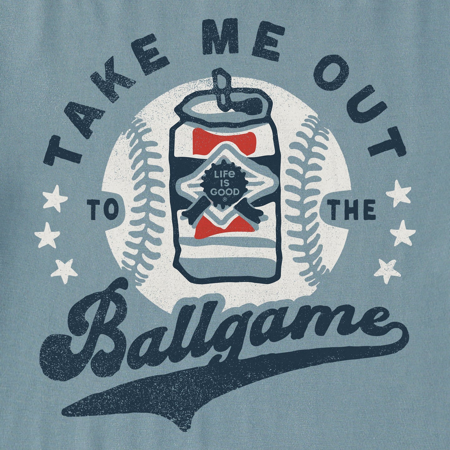 Women's Take me Out to the Ballgame Beer Short Sleeve Crusher Tee