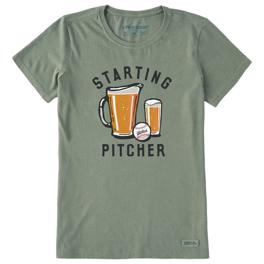 Women's Starting Pitcher Short Sleeve Crusher Tee