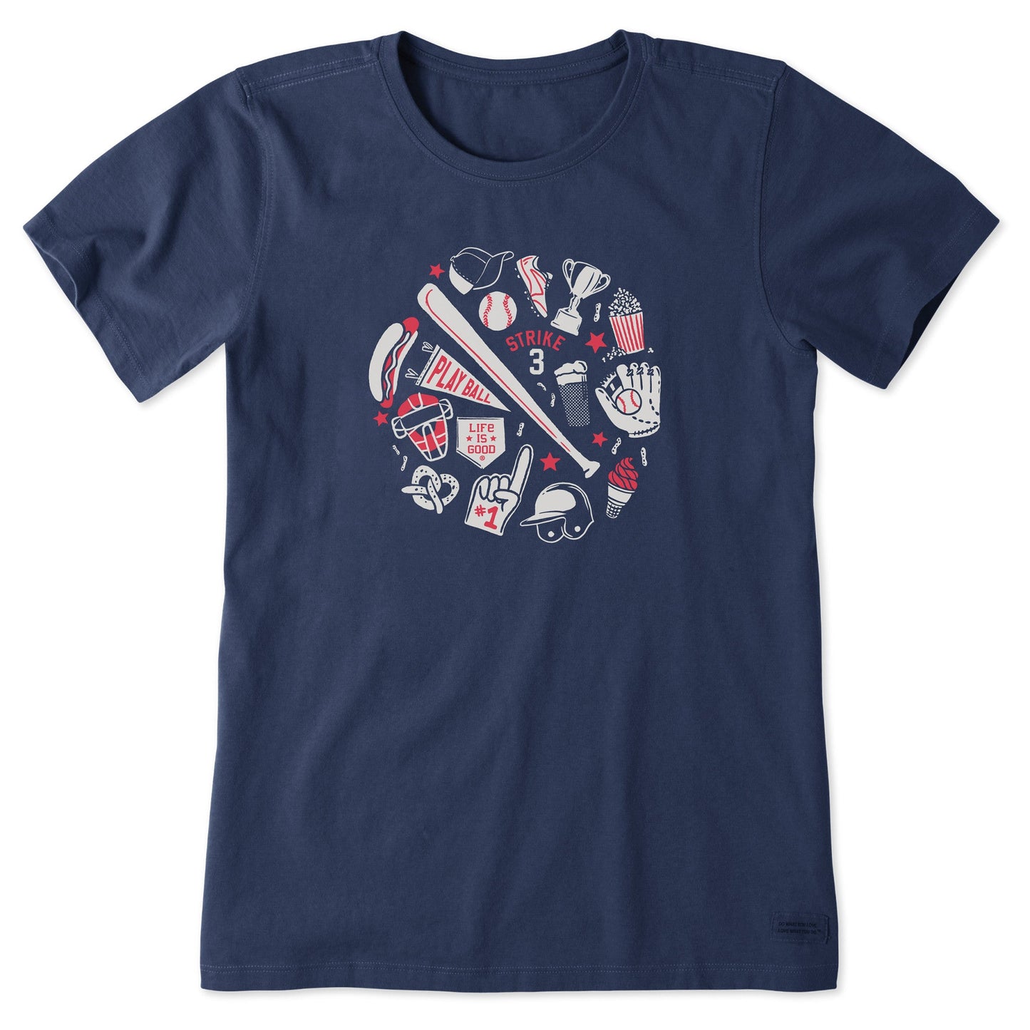 Women's Baseball Medley Short Sleeve Tee