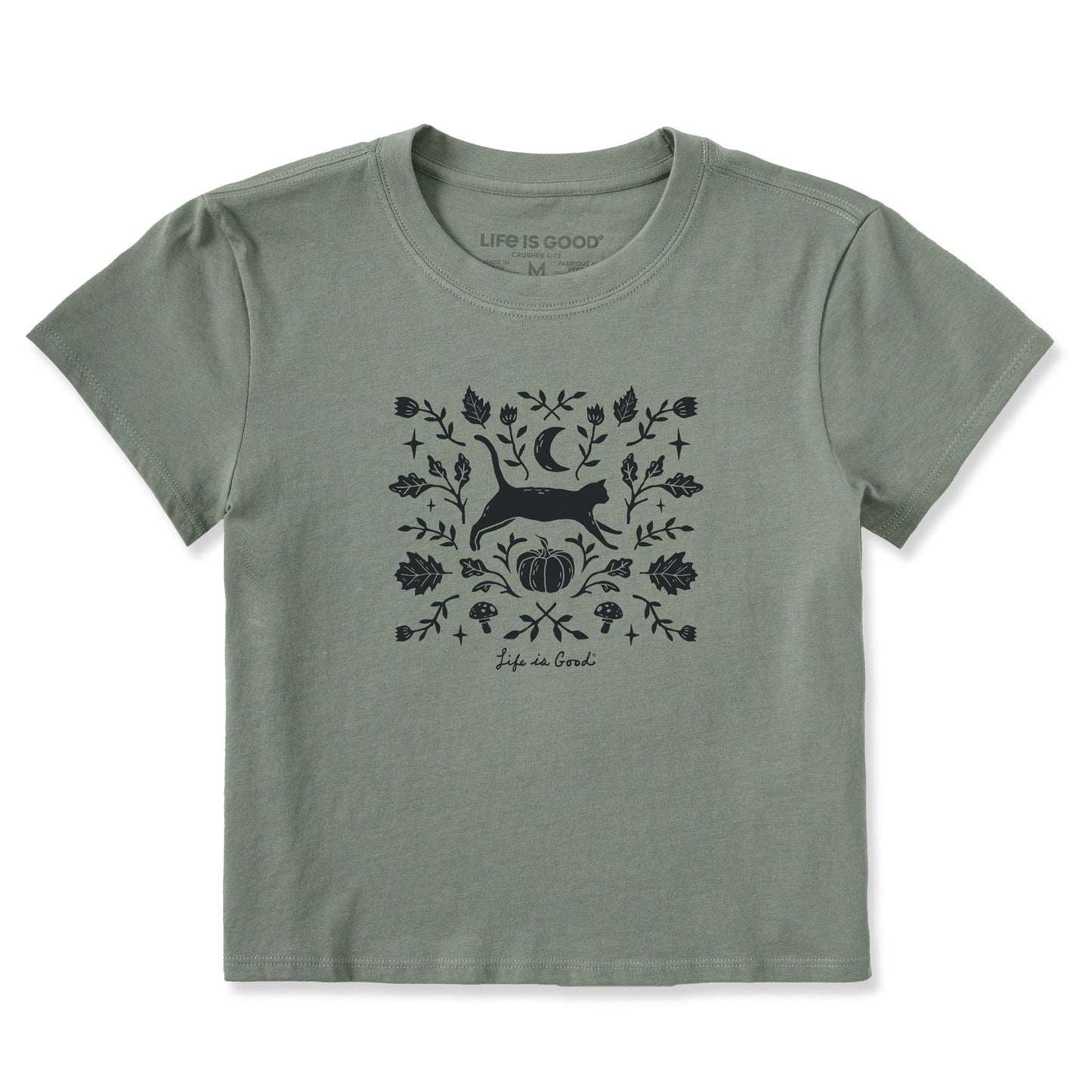 Women's Fall Foliage Cat Crusher-LITE Shrunken Tee