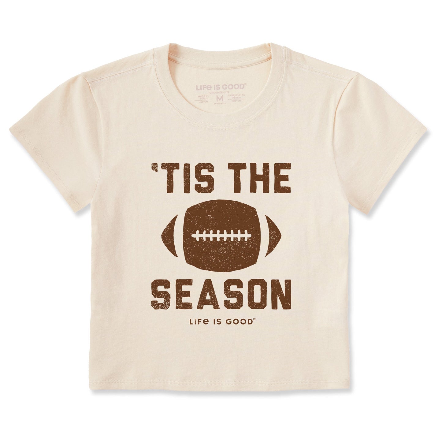 Women's Tis The Football Season Crusher-LITE Shrunken Tee