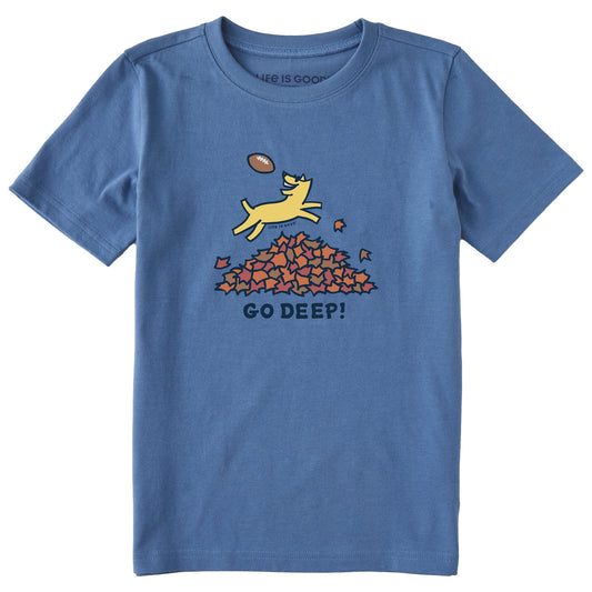 Kids Go Deep Rocket Short Sleeve Crusher Tee