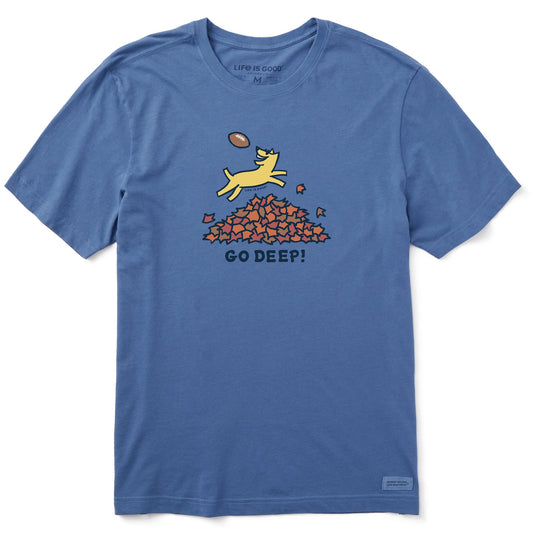 Men's Go Deep Rocket Short Sleeve Crusher Tee