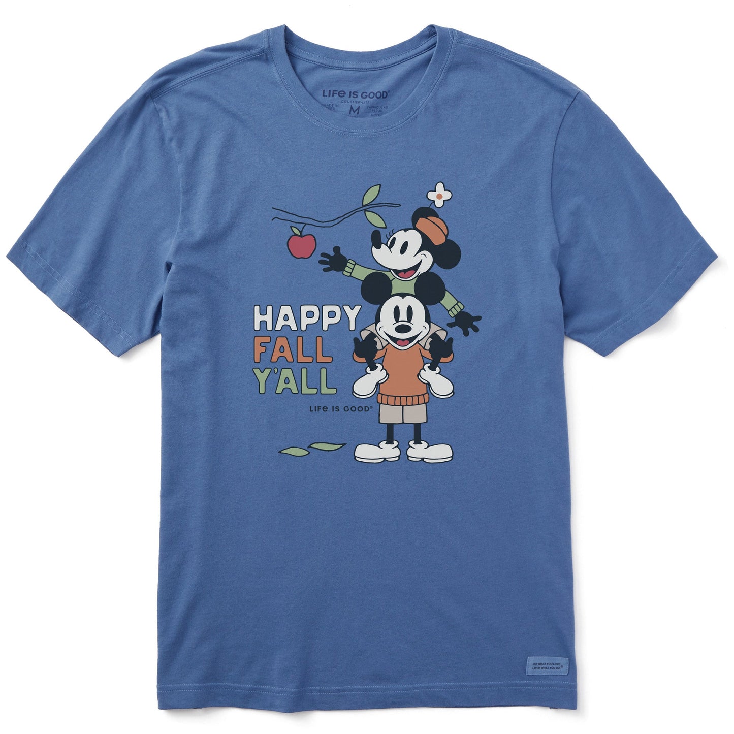 Men's Happy Fall Yall Apple Picking Short Sleeve Crusher Tee