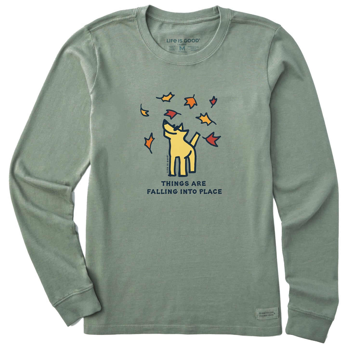 Women's Things are Falling Into Place Rocket Long Sleeve Crusher Tee