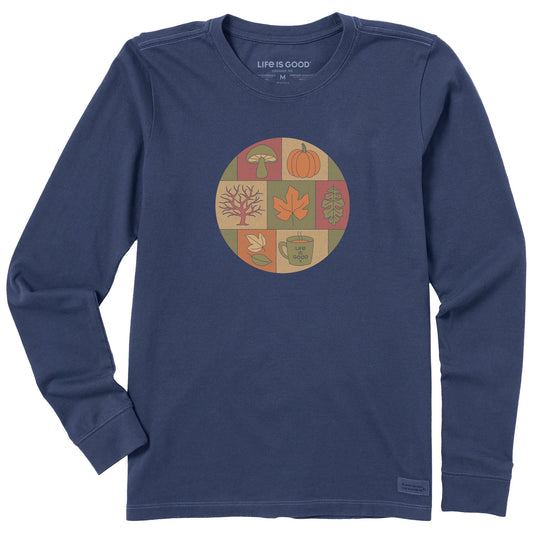 Women's Fall Medley Long Sleeve Crusher Tee