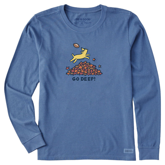 Women's Go Deep Rocket Long Sleeve Crusher Tee