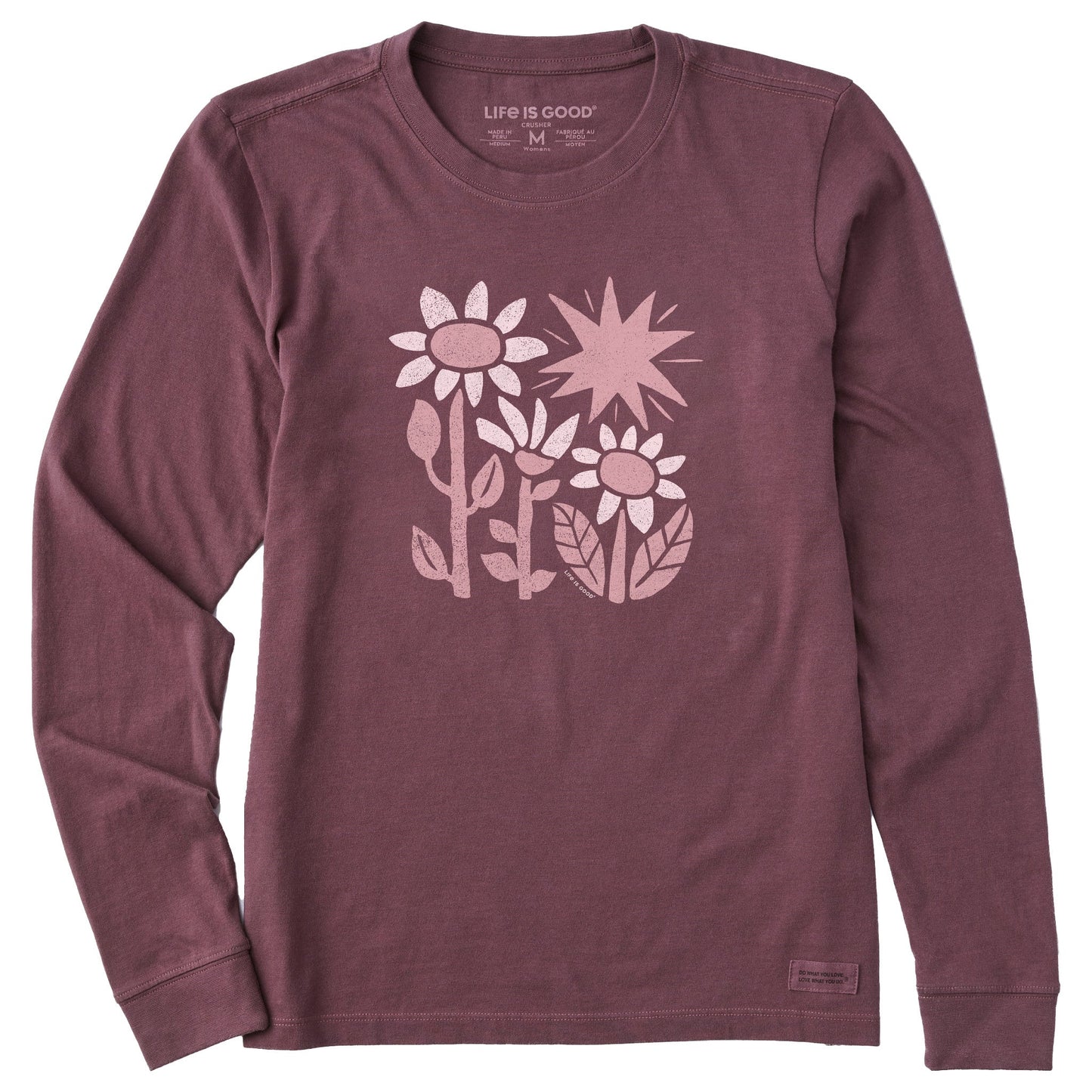 Women's Sunflower Day Long Sleeve Crusher Tee
