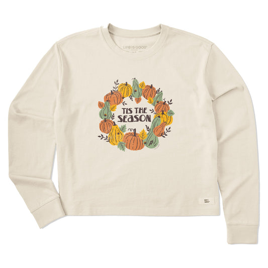 Women's Tis the Season Long Sleeve Crusher Boxy Tee