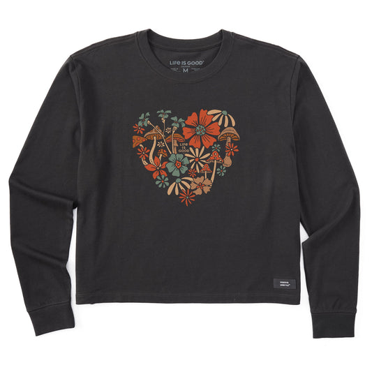Women's Nature's Bountiful Love Long Sleeve Crusher Boxy Tee