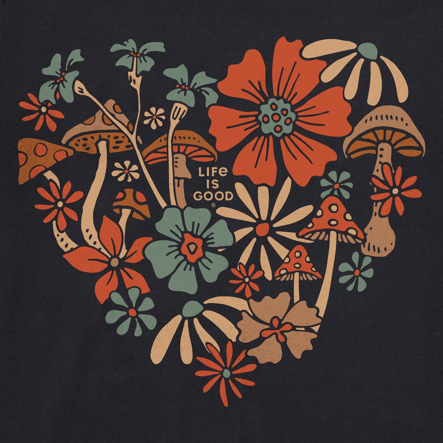 Women's Nature's Bountiful Love Long Sleeve Crusher Boxy Tee