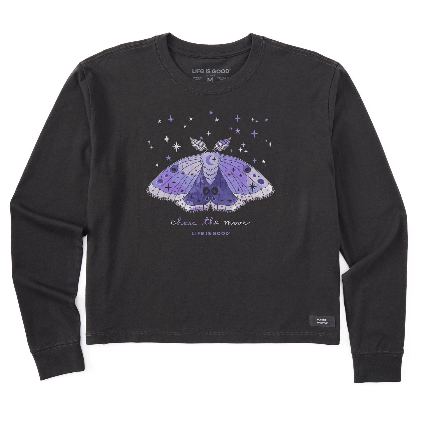 Women's Chase the Moon Long Sleeve Crusher Boxy Tee