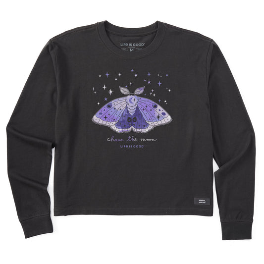 Women's Chase the Moon Long Sleeve Crusher Boxy Tee