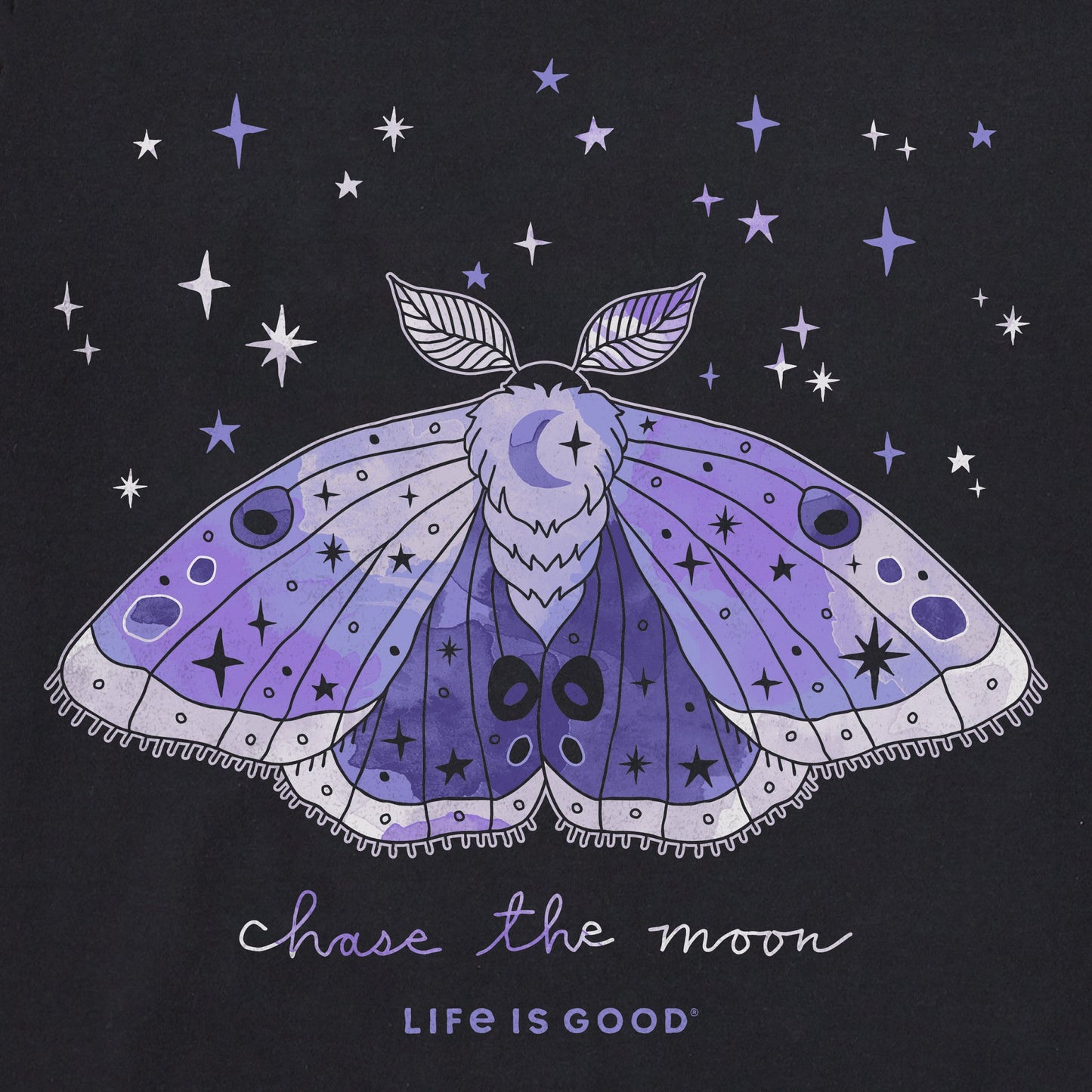 Women's Chase the Moon Long Sleeve Crusher Boxy Tee