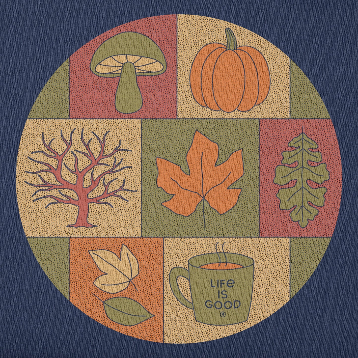 Women's Fall Medley Short Sleeve Crusher Tee