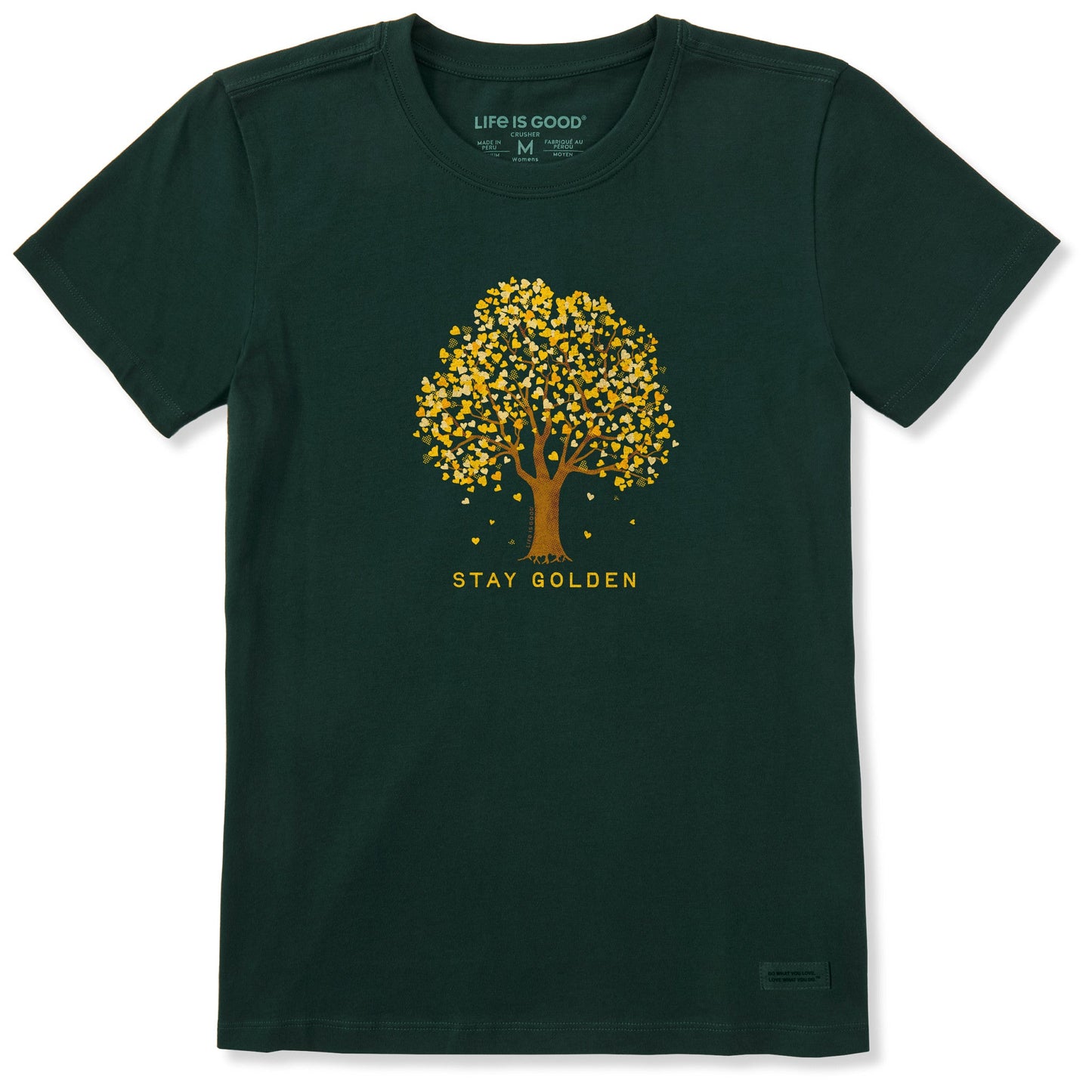 Women's Stay Golden Autumn Short Sleeve Crusher Tee