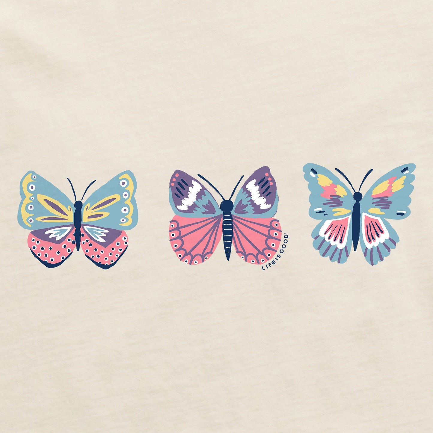 Women's Butterfly Lineup Crusher-LITE Shrunken Tee