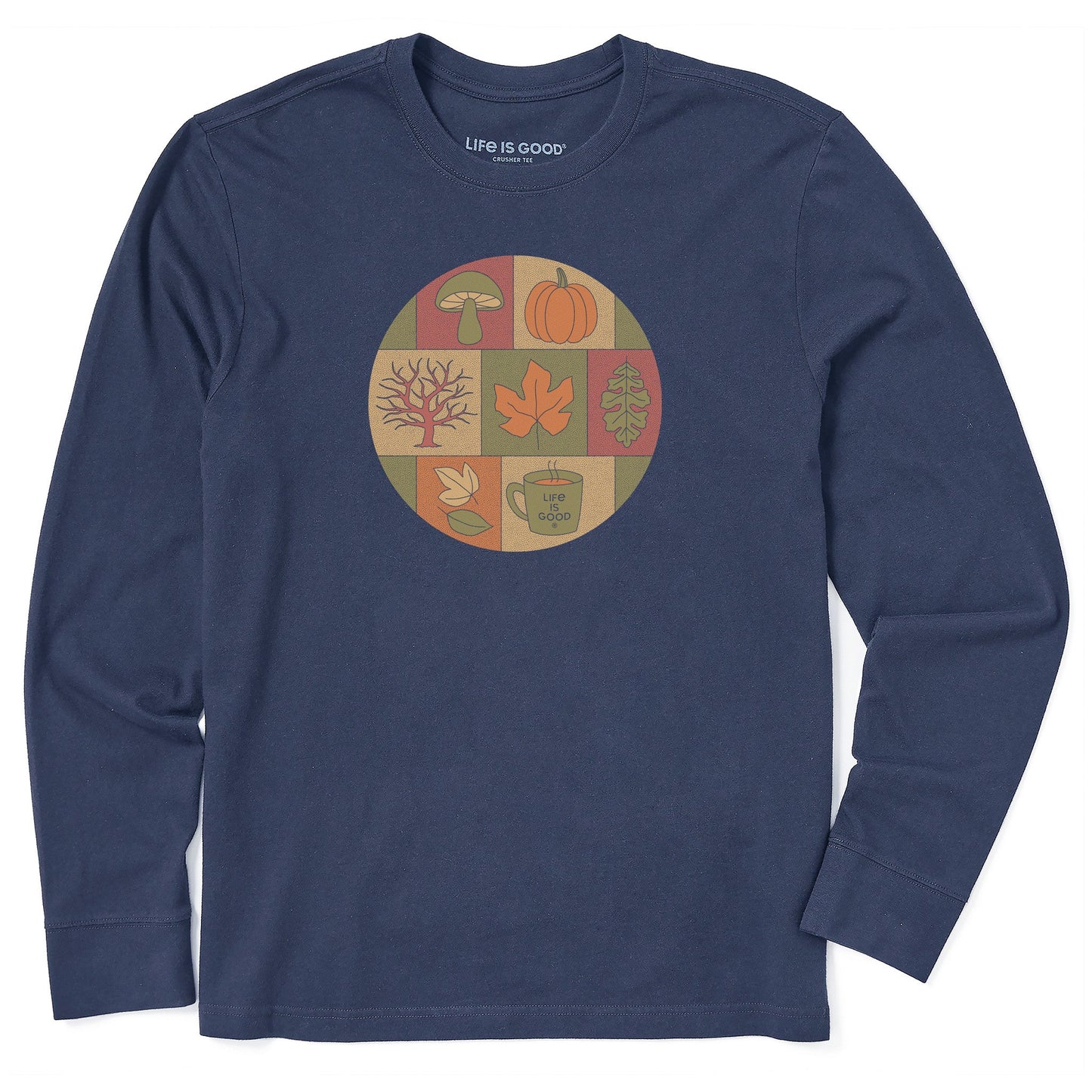 Men's Fall Medley Long Sleeve Crusher Tee