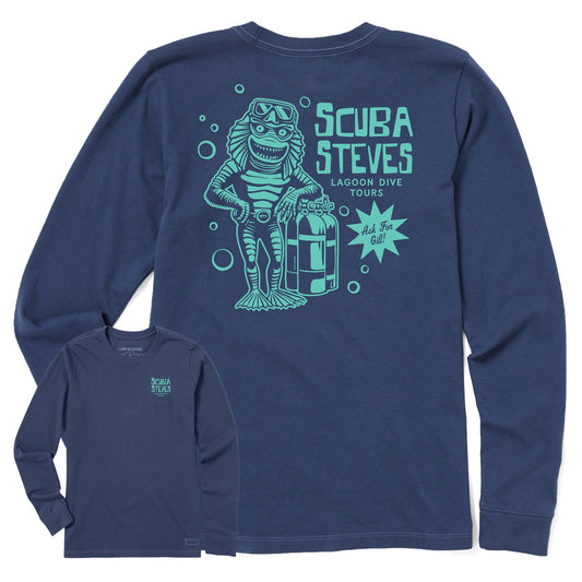 Women's Scuba Steve's Lagoon Dive Tours Long Sleeve Crusher Tee