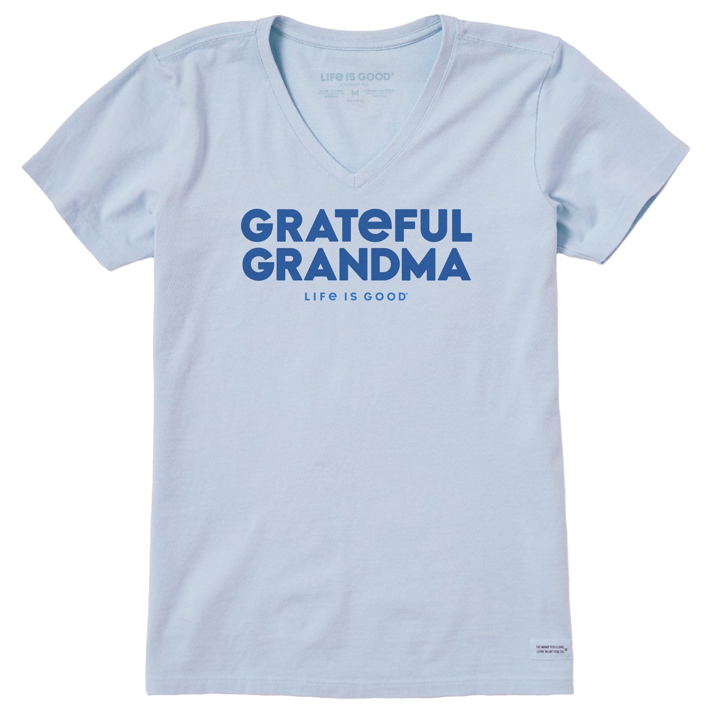 Women's Grateful Grandma Short Sleeve Crusher Vee