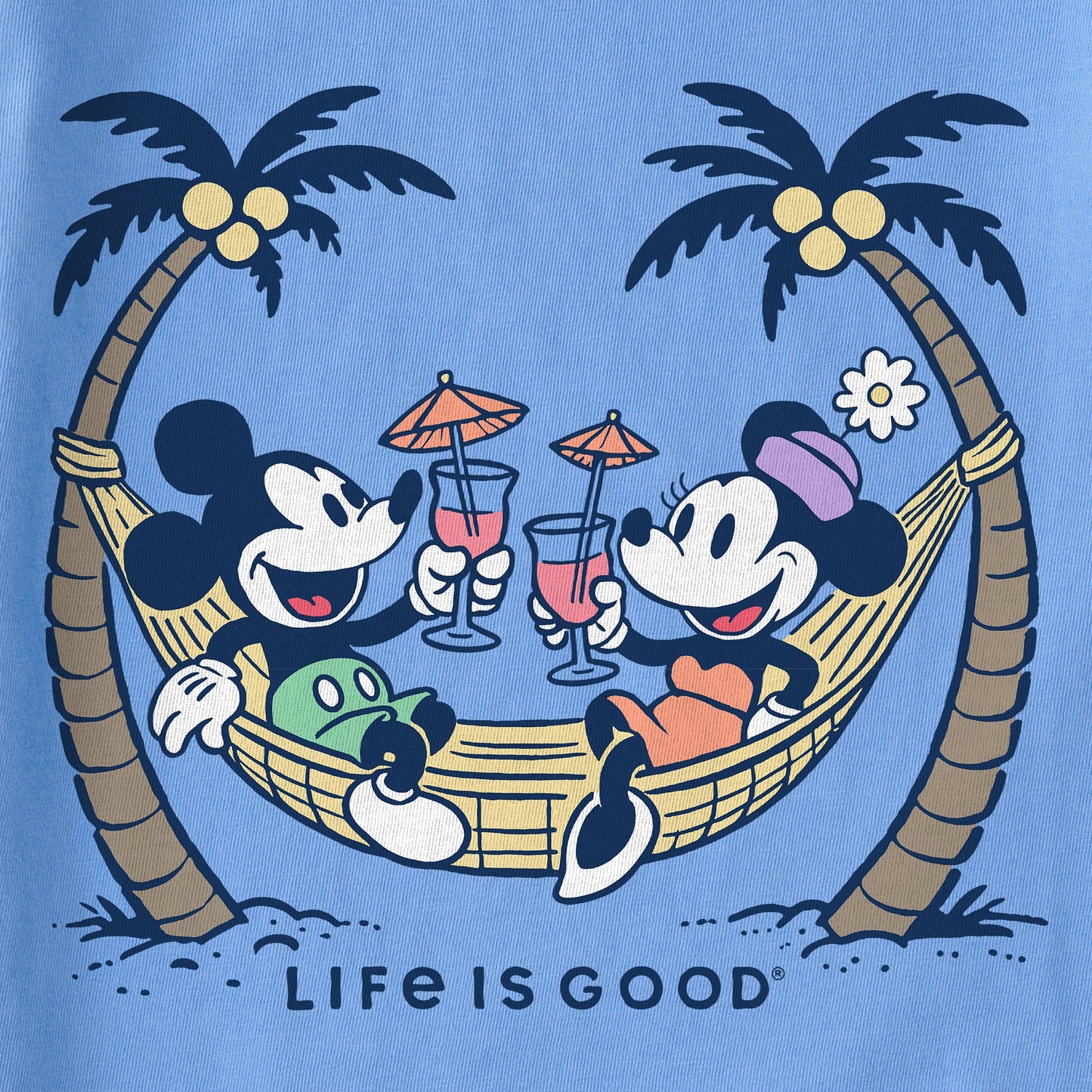 Women's Tropical Cocktail Toast Short Sleeve Crusher Tee