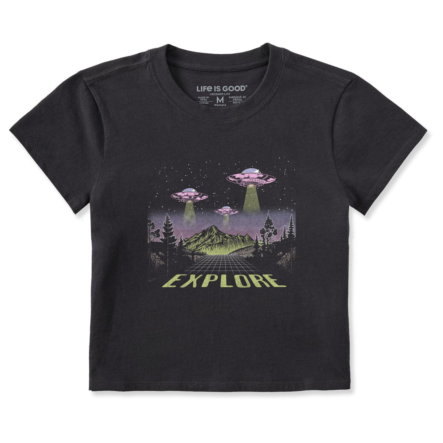 Women's Explore UFO Landscape Crusher-LITE Shrunken Tee