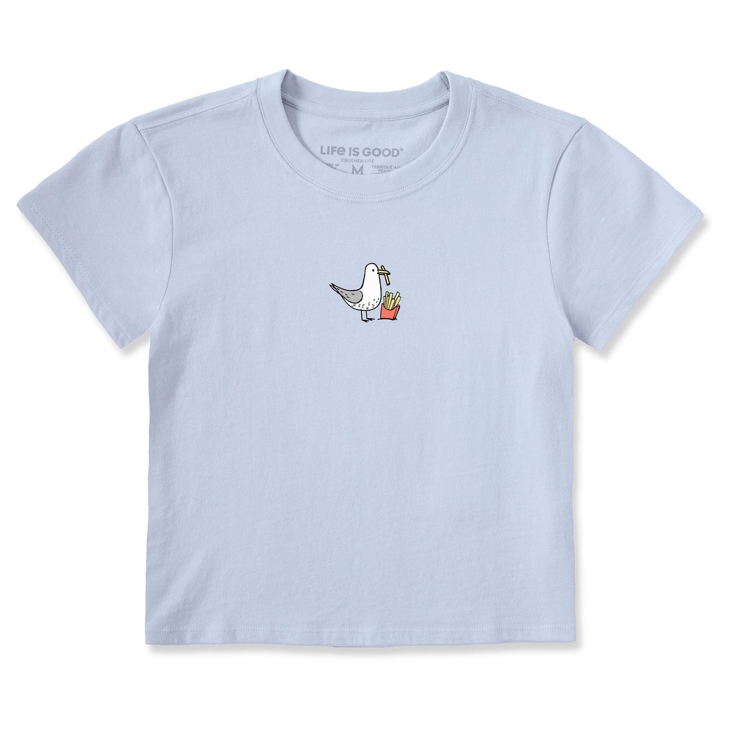 Women's Seagull and Fries Crusher-LITE Shrunken Tee