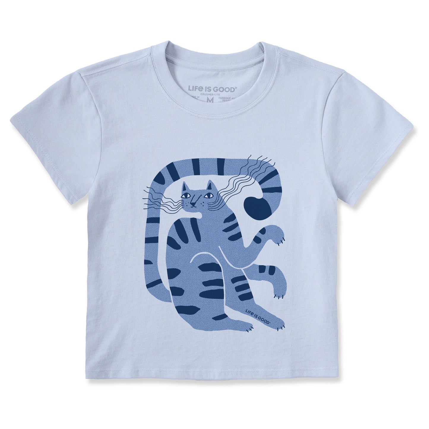 Women's Blue Cat Crusher-LITE Shrunken Tee