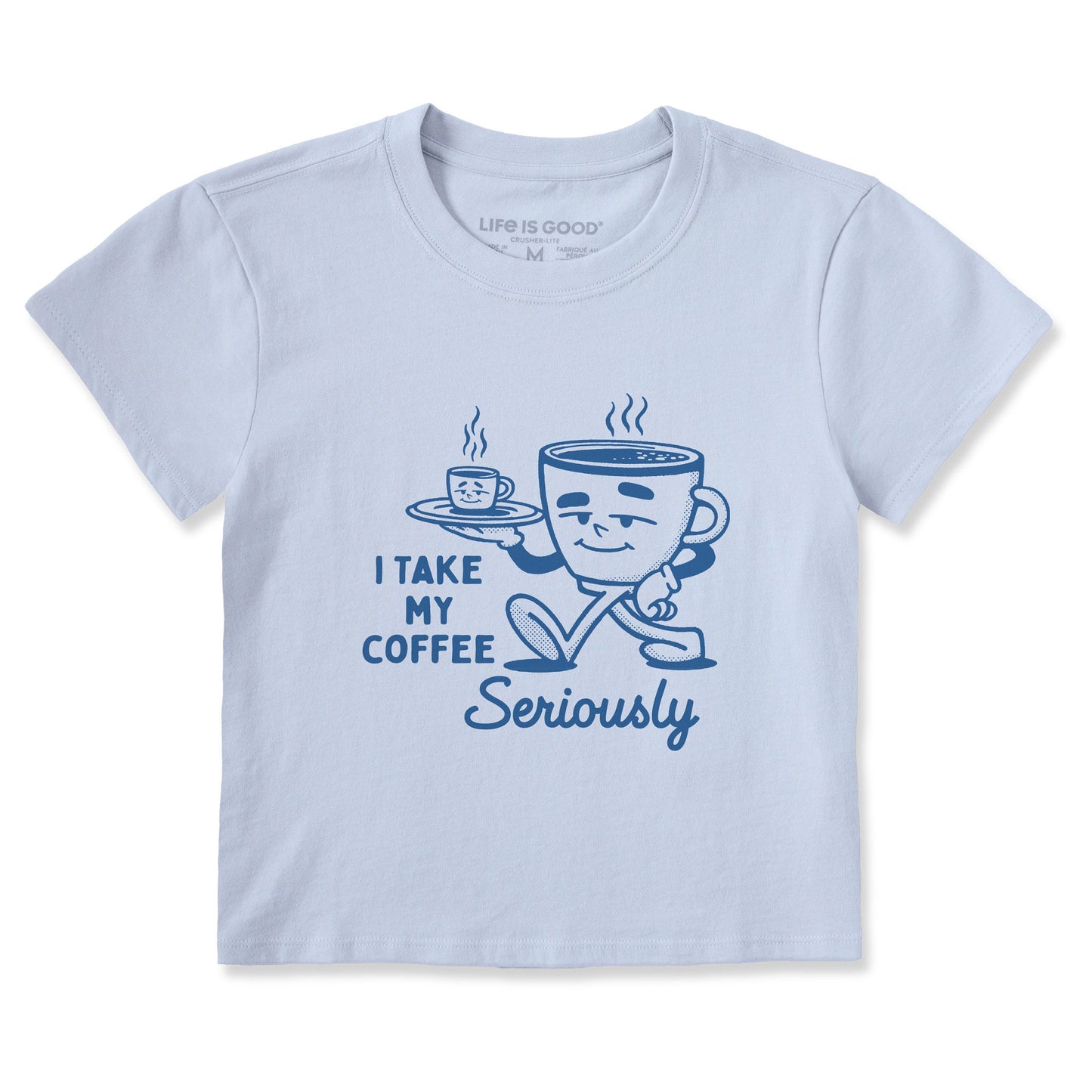Women's Coffee Seriously Crusher-LITE Shrunken Tee