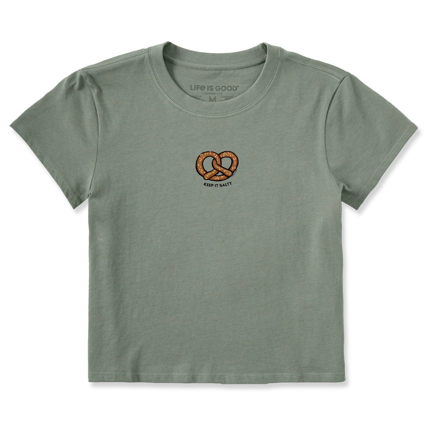Women's Salty Pretzel Crusher-LITE Shrunken Tee