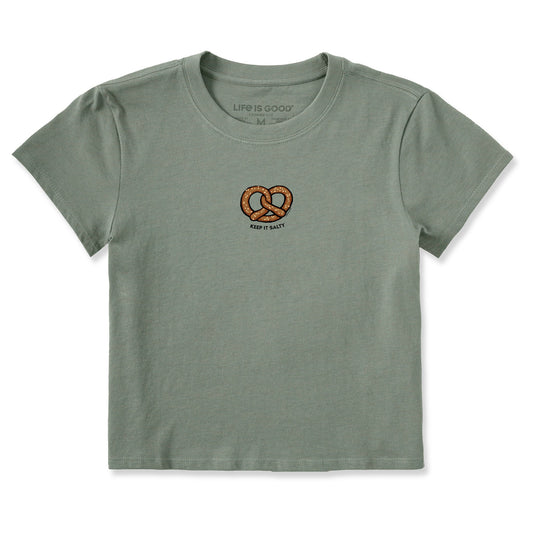 Women's Salty Pretzel Crusher-LITE Shrunken Tee