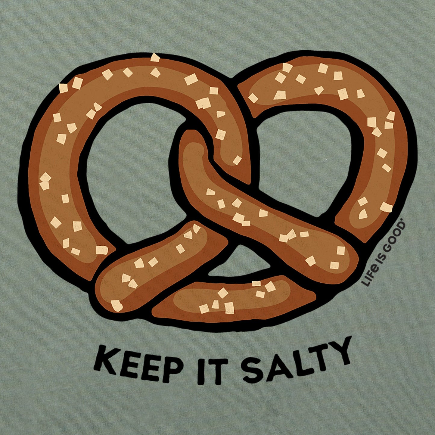 Women's Salty Pretzel Crusher-LITE Shrunken Tee